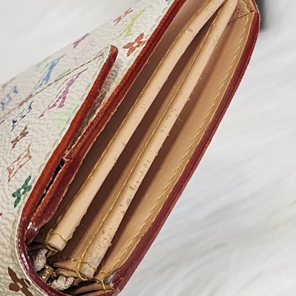Louis Vuitton Murakami Multicolor Portefeuille Sarah Wallet - Picture 7 of 13